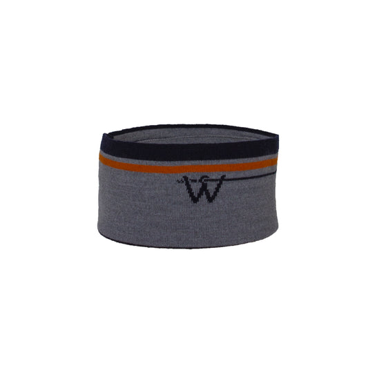 Personalised Pin Headband Navy/Grey/Orange