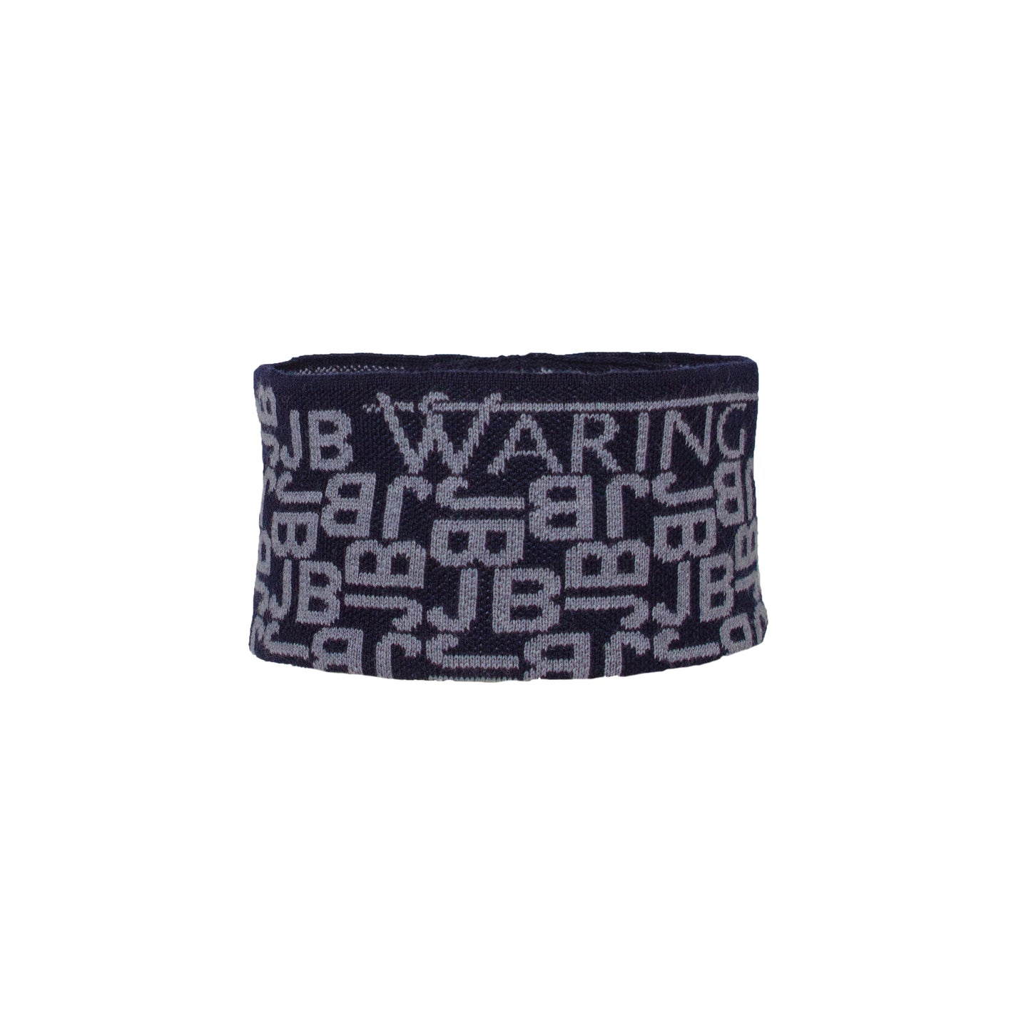Personalised Patterned Headband Navy/Grey