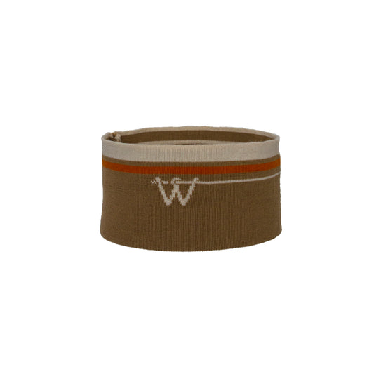Personalised Pin Headband Tan/Taupe/Orange