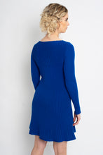 Load image into Gallery viewer, Twisted Knot Dress Cobalt Blue