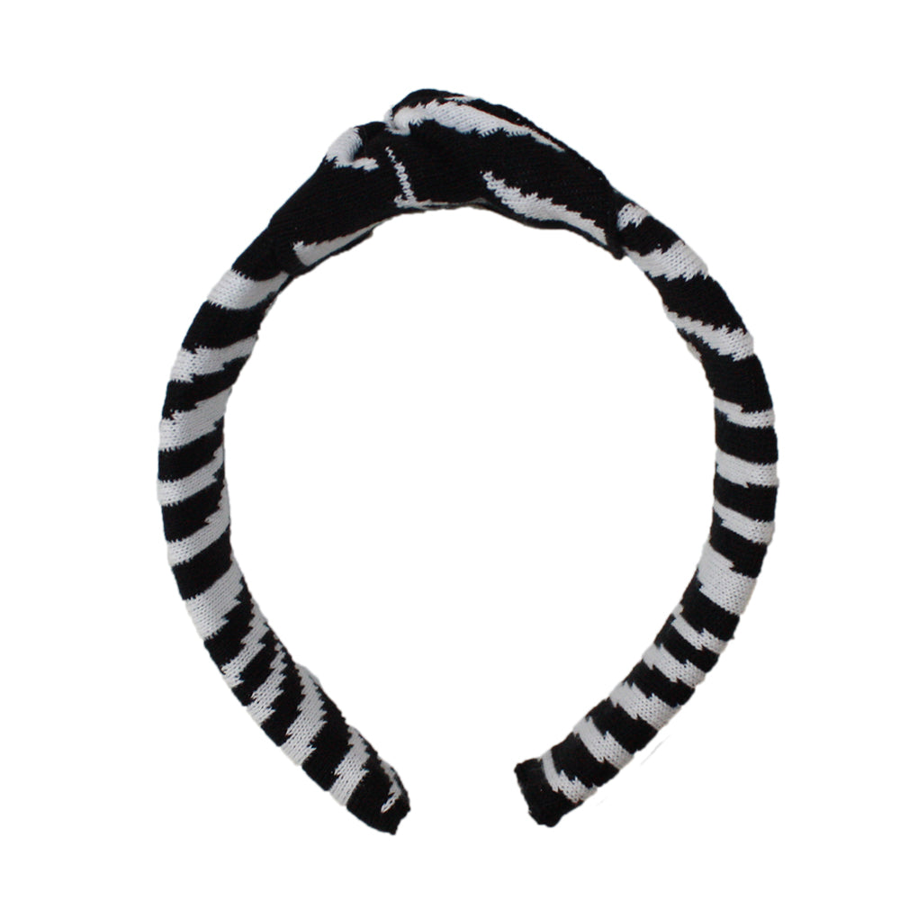 Zebra Animal Knot Hairband