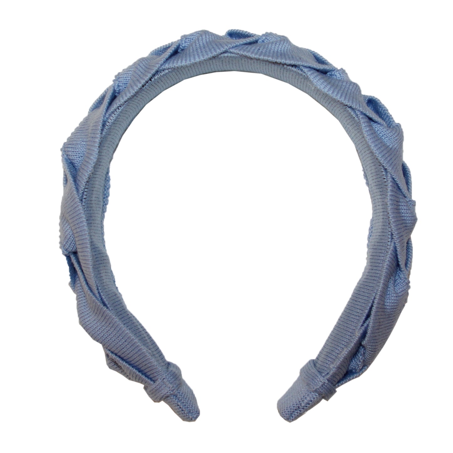 Cornflower Blue Solid Plait Hairband