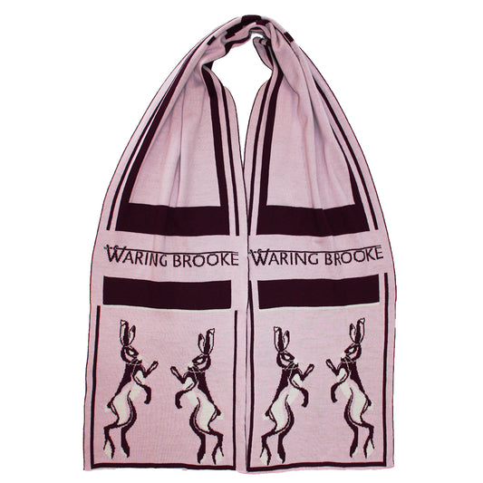 Signature Boxing Hare Scarf Pink