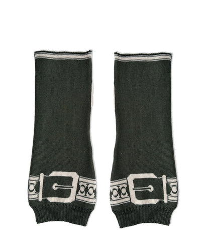 Snaffle Short Handwarmers Olive/Taupe