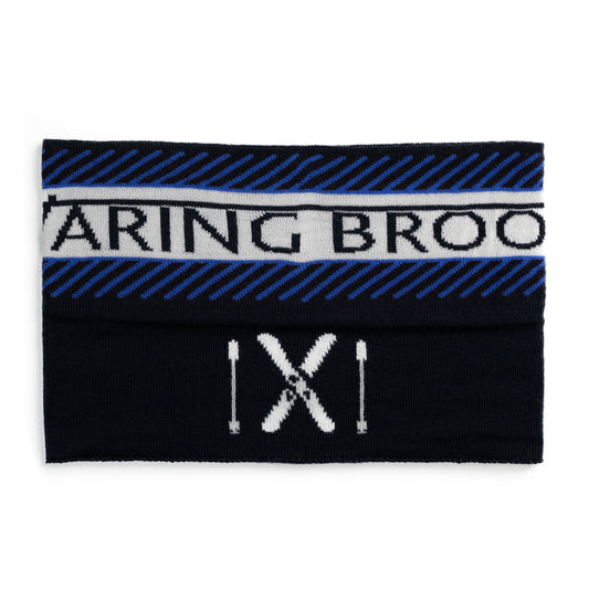 Alpine Stripe Headband & Snood Cobalt