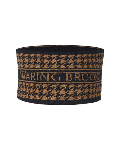 NEW IN: Signature Houndstooth Headband - Navy/Tan