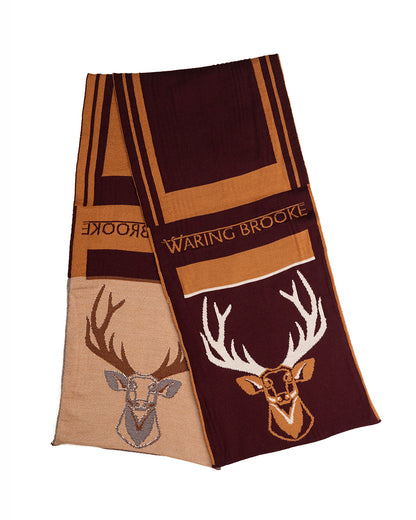 NEW IN: Majestic Stag Scarf Burgundy