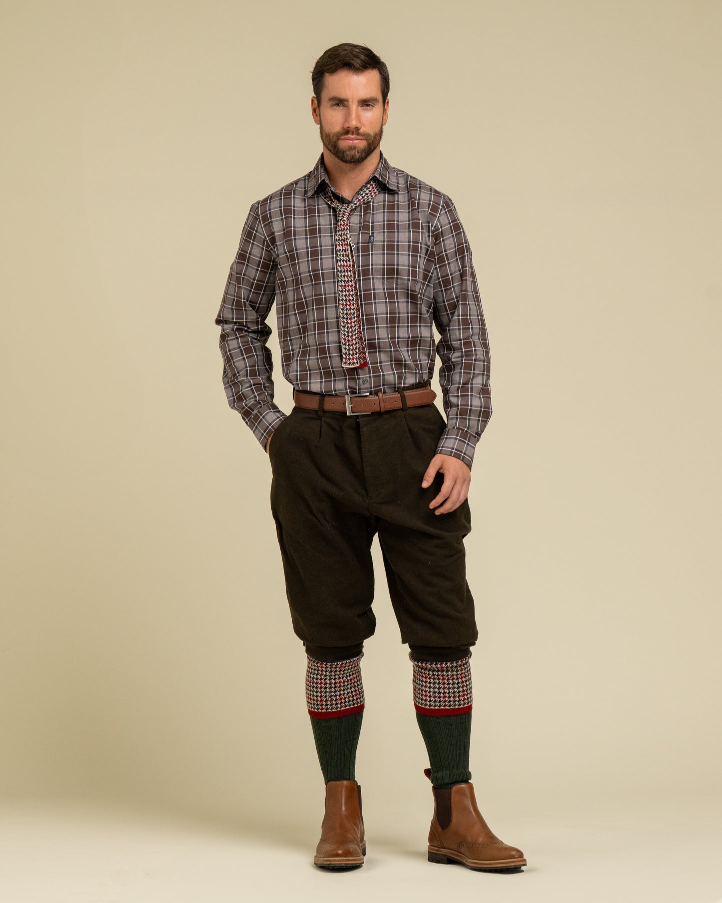 NEW IN: Multi-Houndstooth Sock