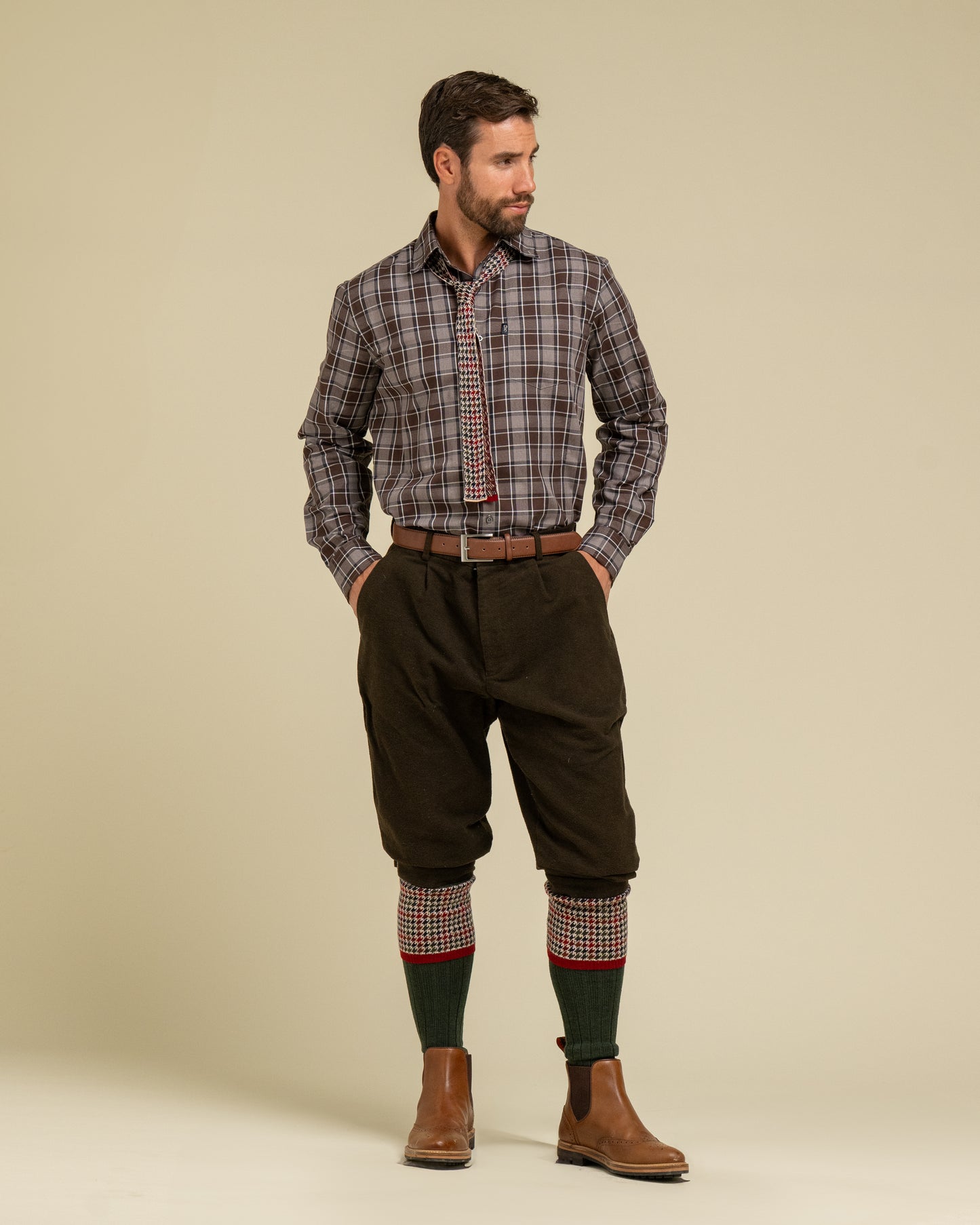 NEW IN: Multi-Houndstooth Sock