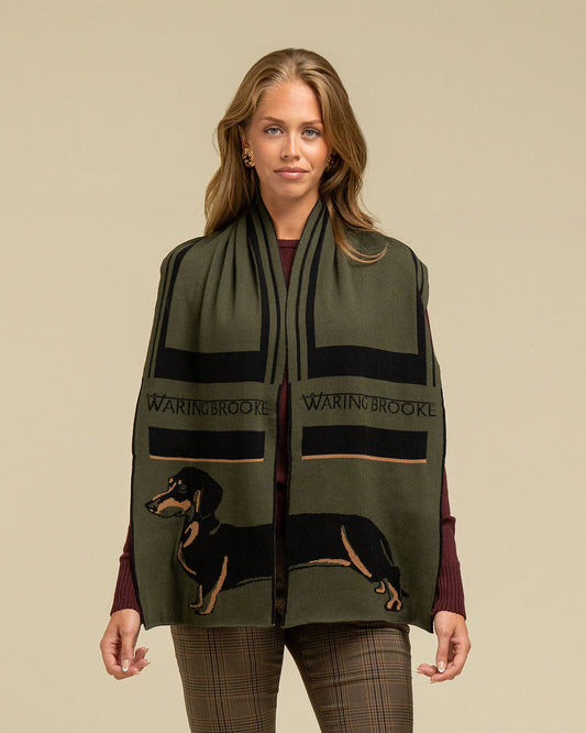 COMING SOON: Signature Heads and Tails Scarf Black