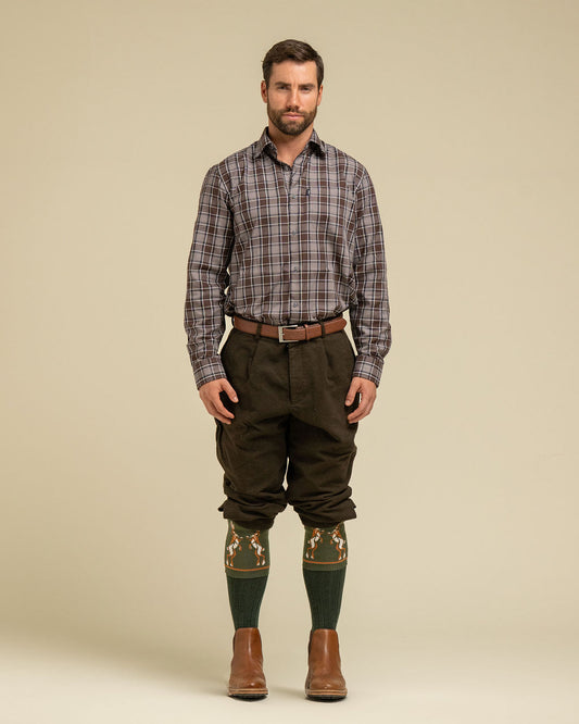 Boxing Hare Boot Socks Olive