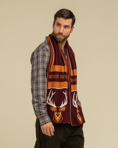 NEW IN: Majestic Stag Scarf Burgundy