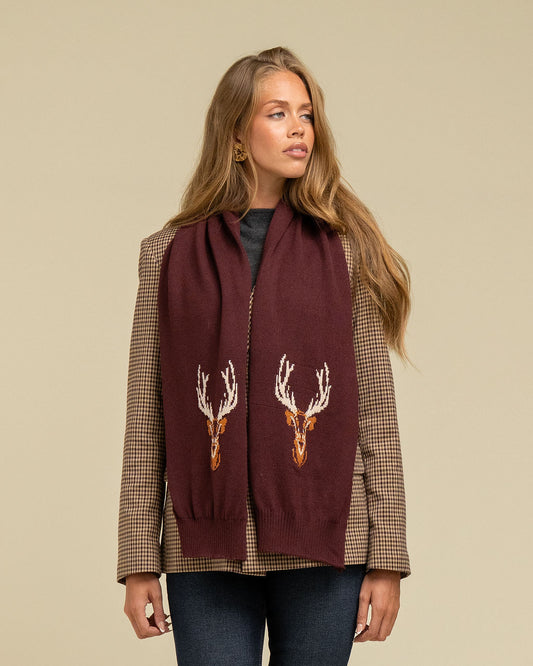 NEW IN: Majestic Stag Chunky Knit Scarf