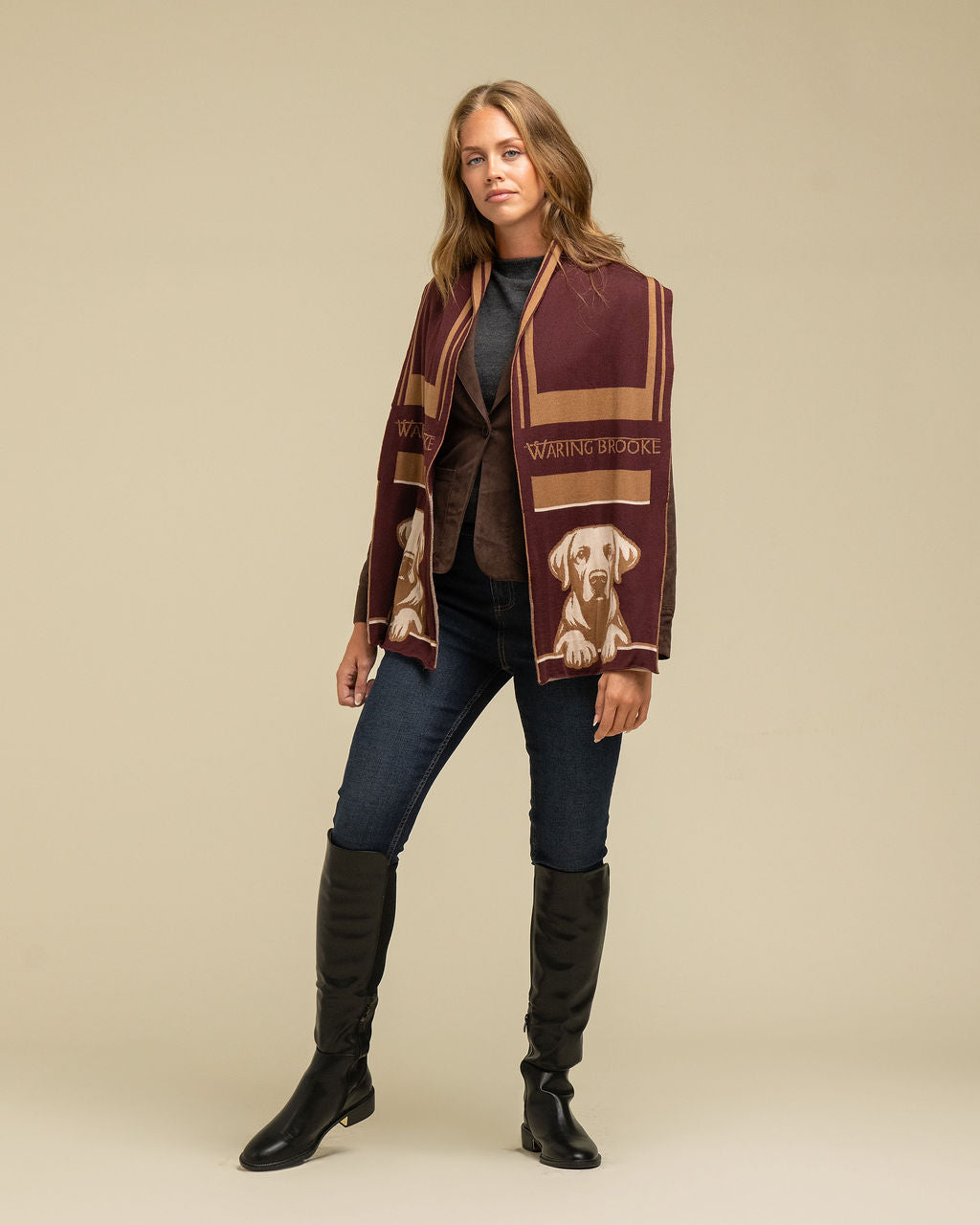 NEW IN: Loyal Labrador Scarf Yellow