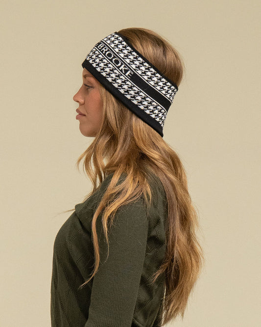 COMING SOON: Signature Houndstooth Headband - Black/ White