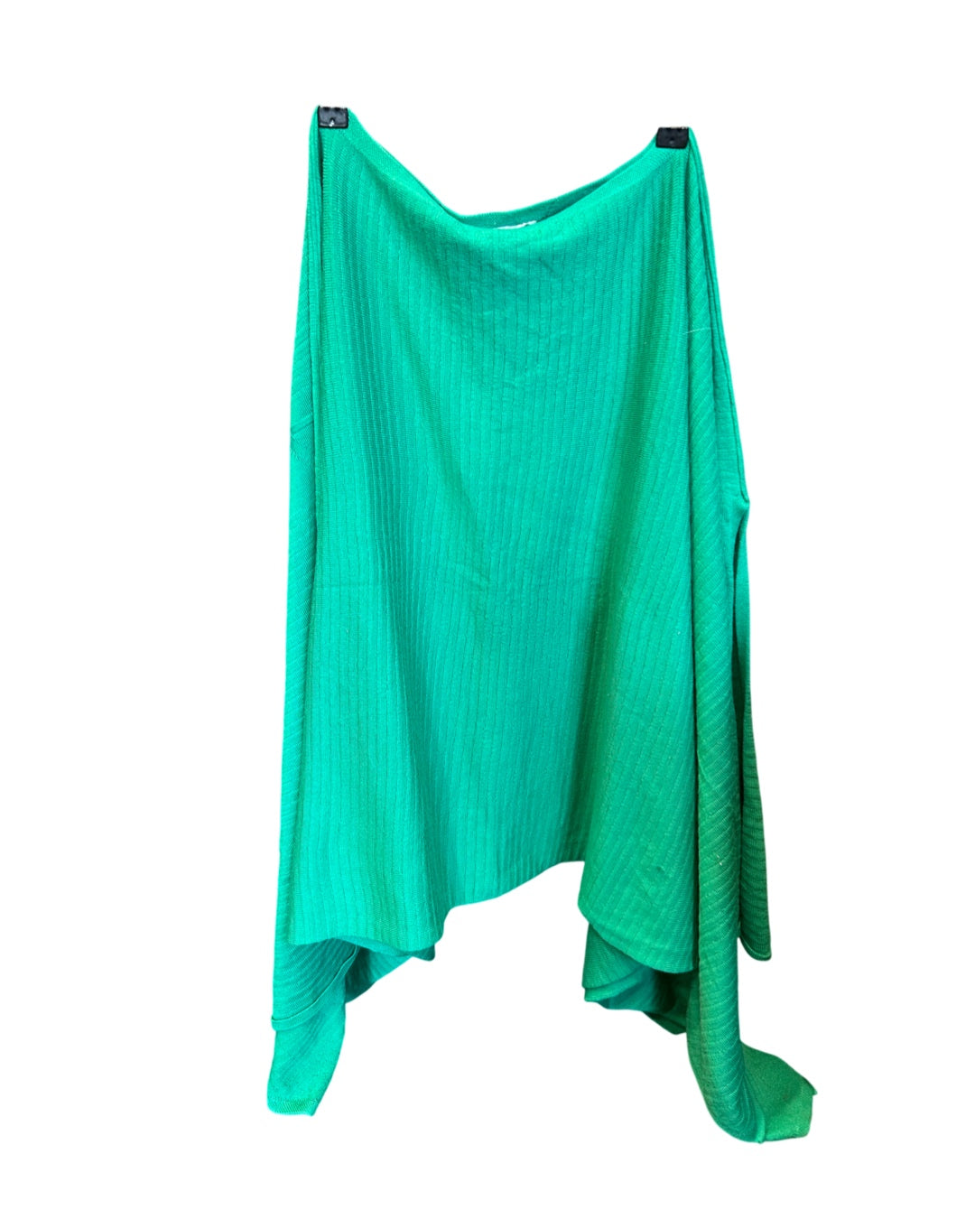 OUTLET: Signature Draped Poncho Green