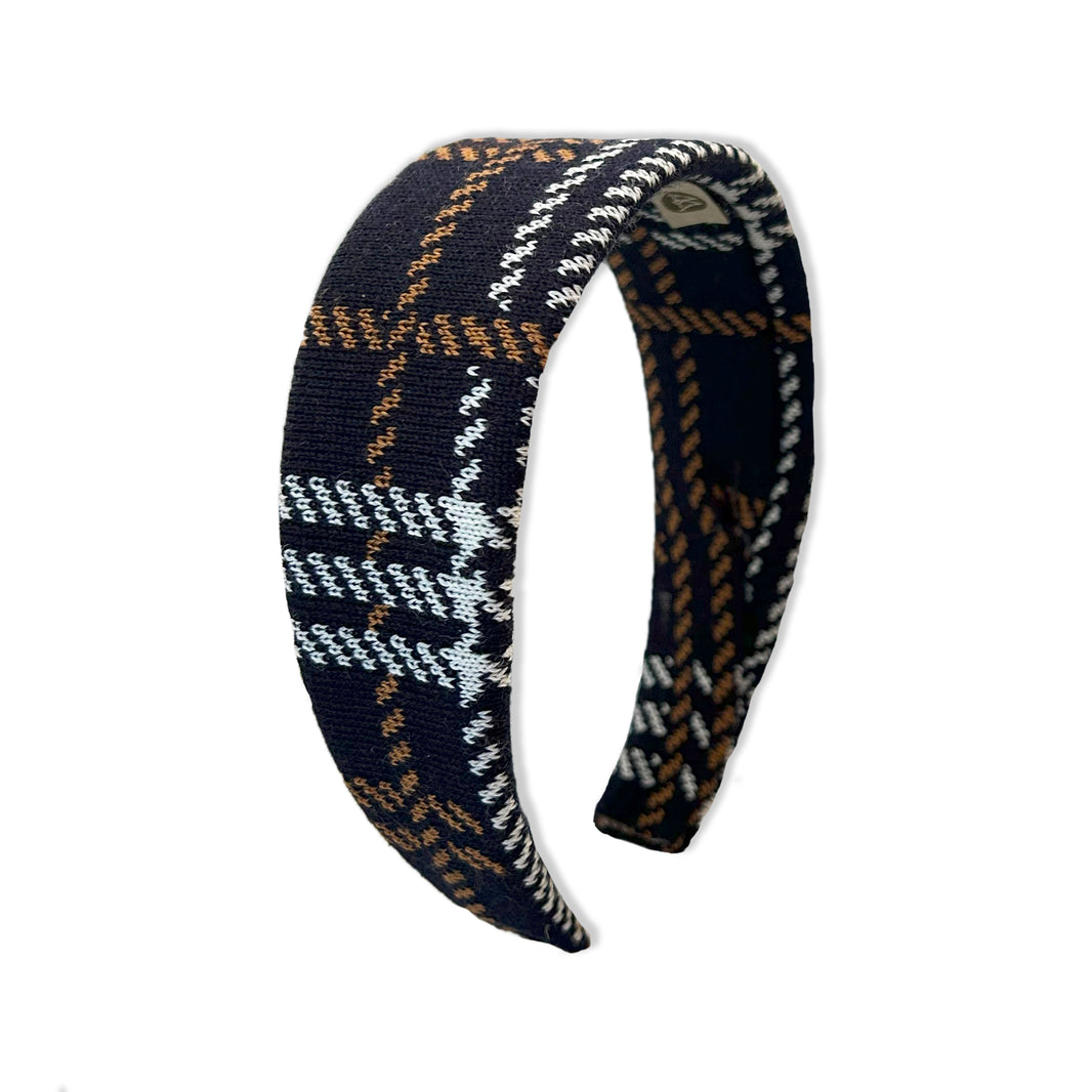BALLOON CHIC - Tartan Hairband - Navy main image 0