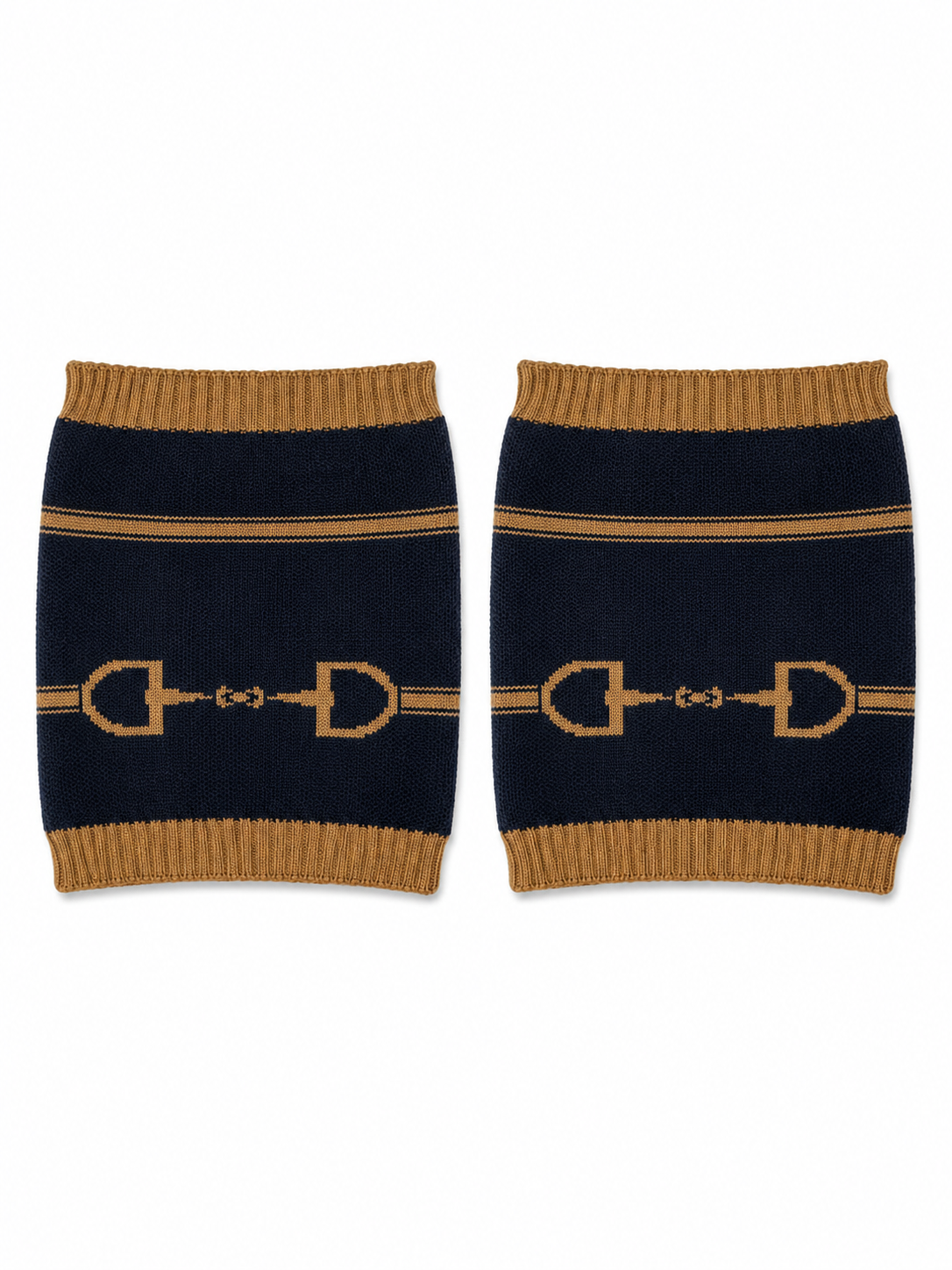 OUTLET: Snaffle Cuffs Navy/Tan