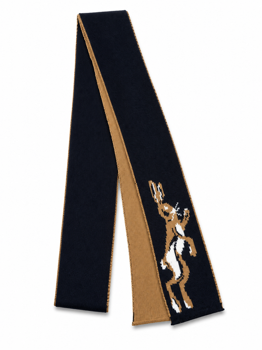 OUTLET: Boxing Hare Tie Navy/Tan