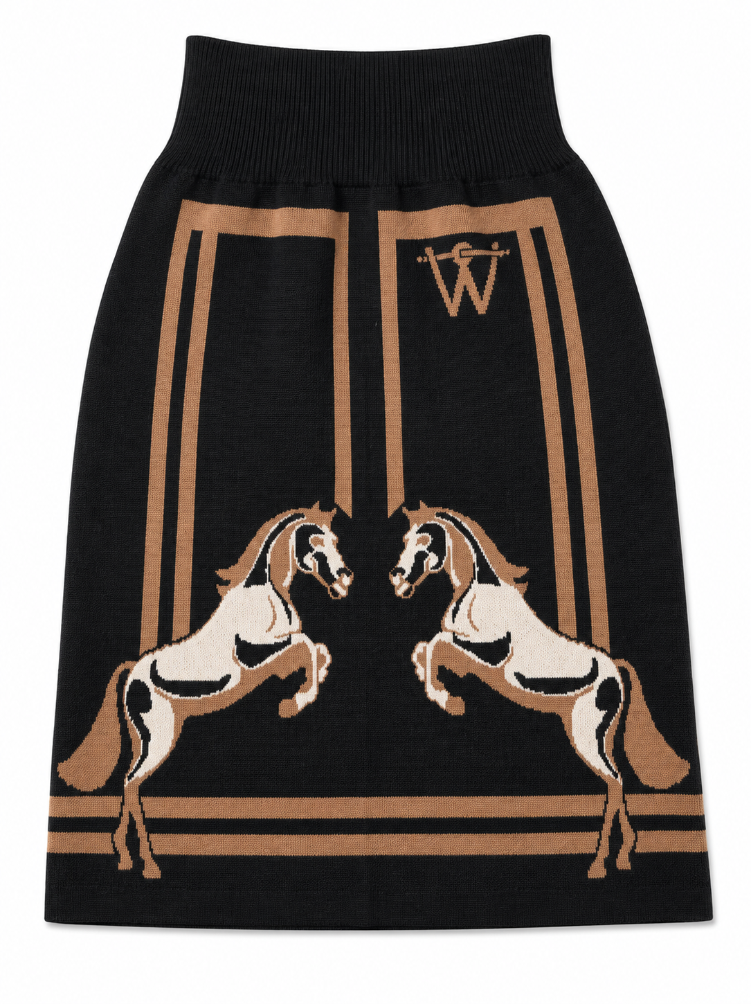 Stallion Skirt Navy/Tan