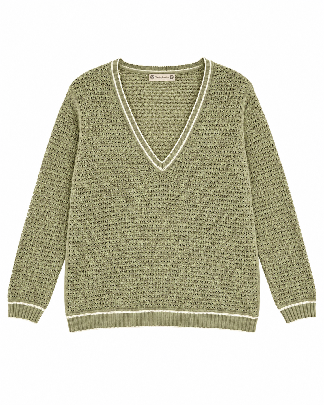 OUTLET: Nottingham Lace Pull Over Green