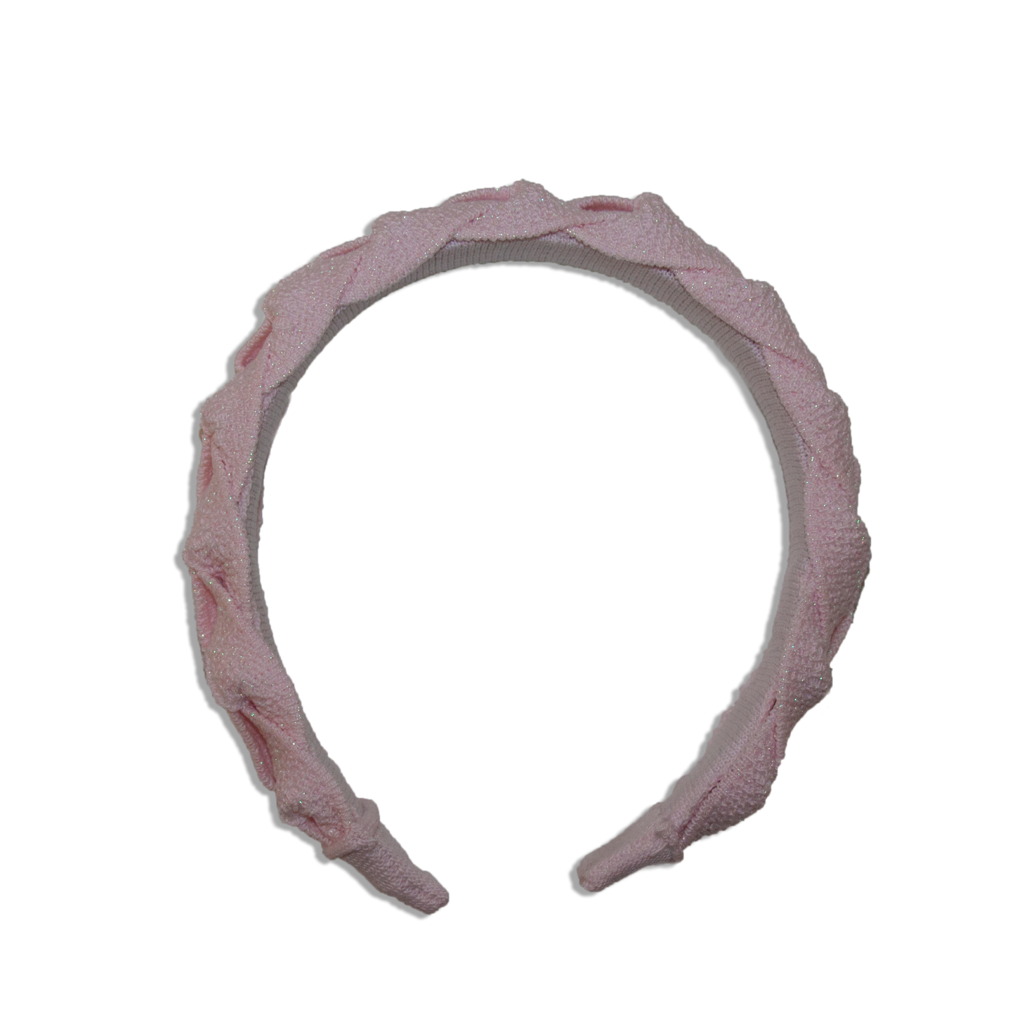 OUTLET: Soft Pink Lace Plait Hairband