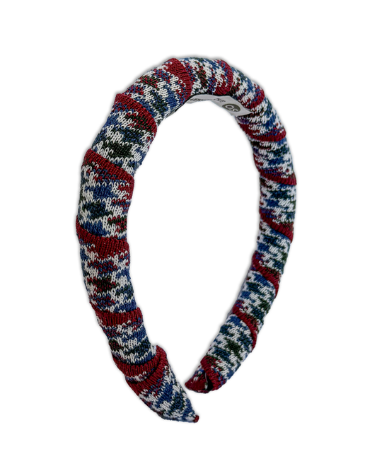 NEW IN: Padded Multi- Houndstooth Wrap Hairband