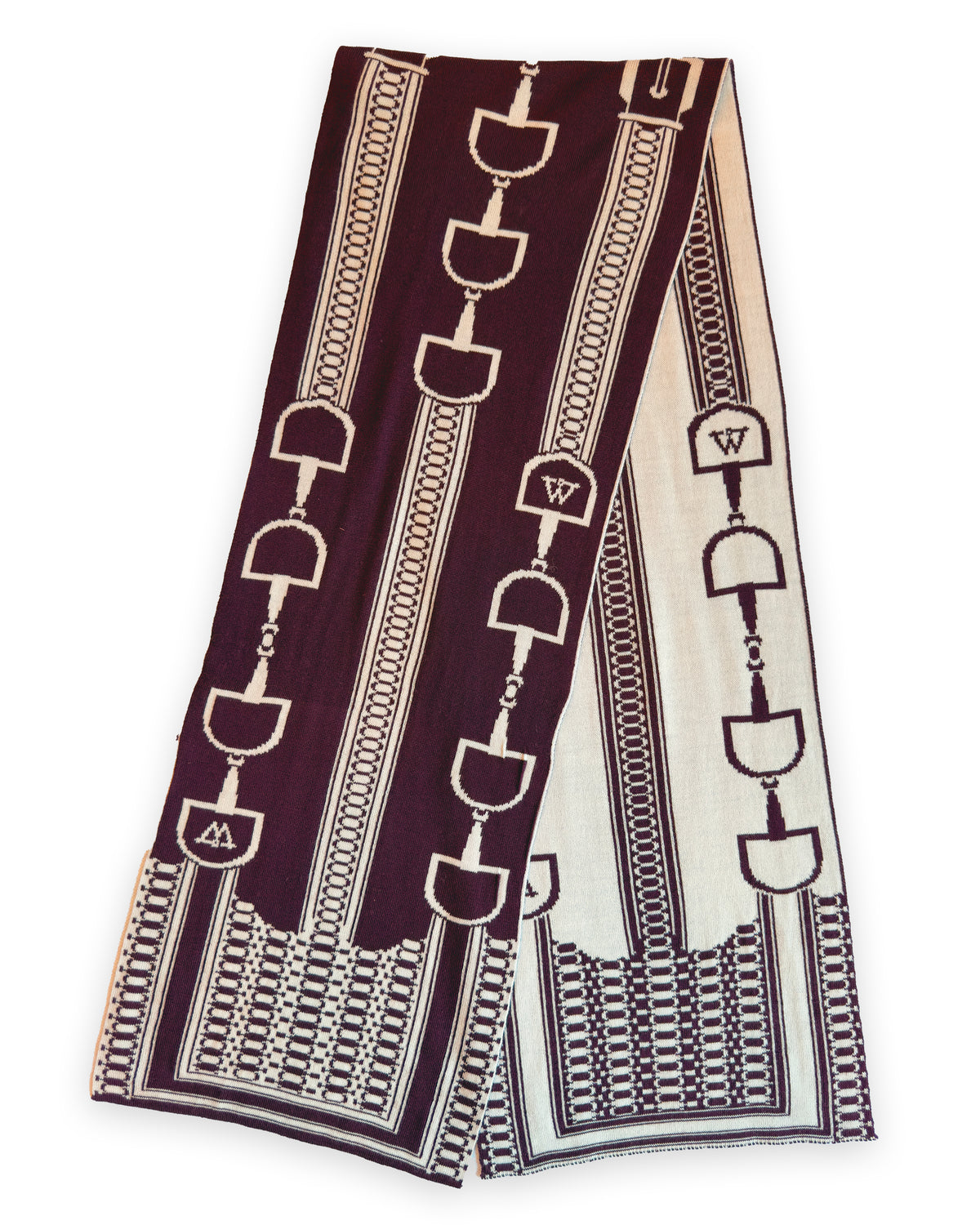 NEW IN: Snaffle Scarf Plum