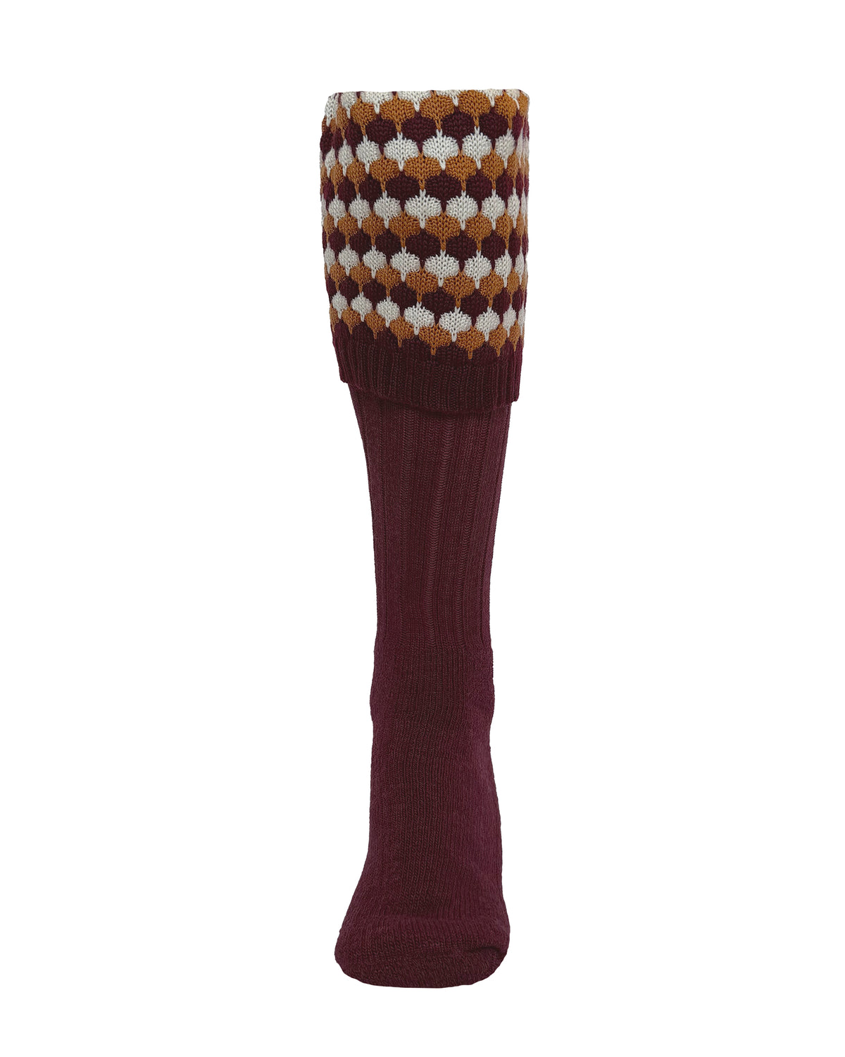 NEW IN: Bubble Cuff Classic Socks Plum