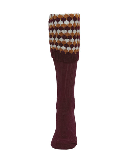 NEW IN: Bubble Cuff Classic Socks Plum