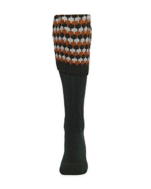 NEW IN: Bubble Cuff Classic Socks Olive