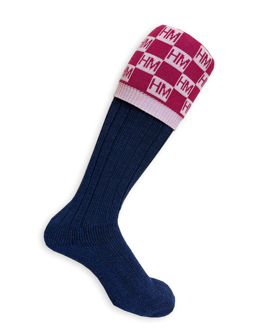 COMING SOON: Personalised Square Sock - Raspberry