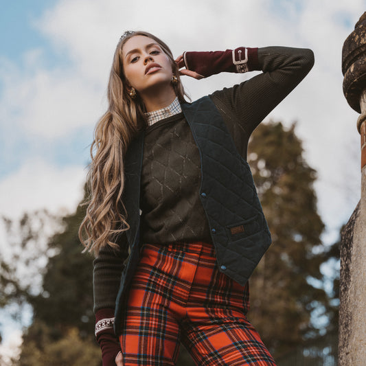 Argyle Pull Over Navy