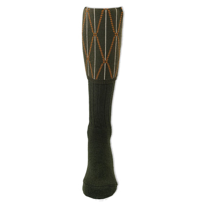 Argyle Sock Olive