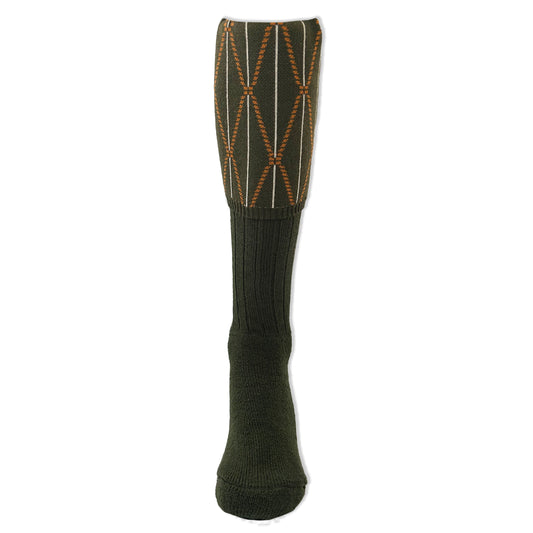 Argyle Sock Olive