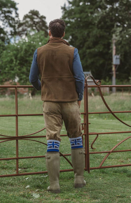 NEW IN: Union Jack Flag Personalised Boot Sock Royal