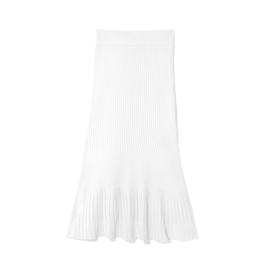 Mother of Pearl Longline Skirt/Dress White