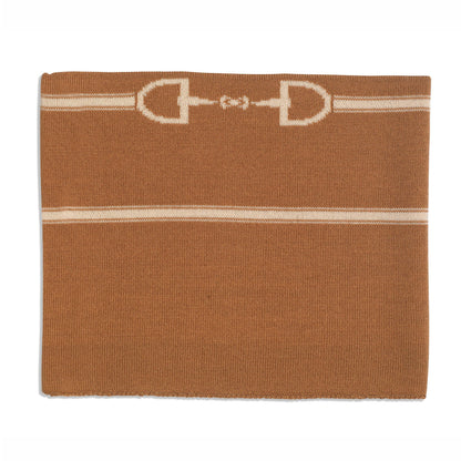 Snaffle Headband / Snood Tan/Taupe