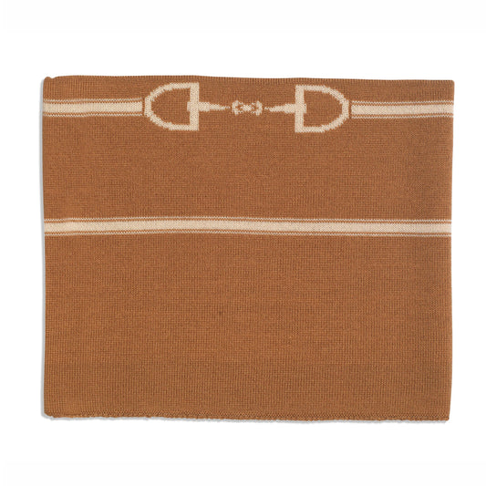 Snaffle Headband / Snood Tan/Taupe