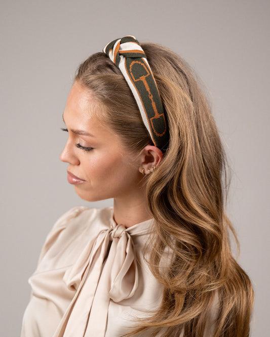 Olive Snaffle Hairband