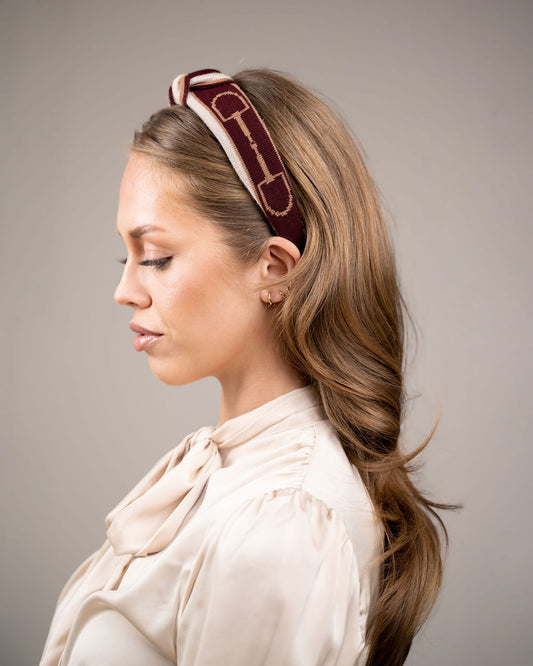 Plum Snaffle Hairband