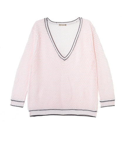 Nottingham Lace Pull Over Pink