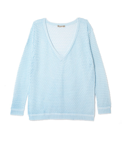 Nottingham Lace Pull Over Blue