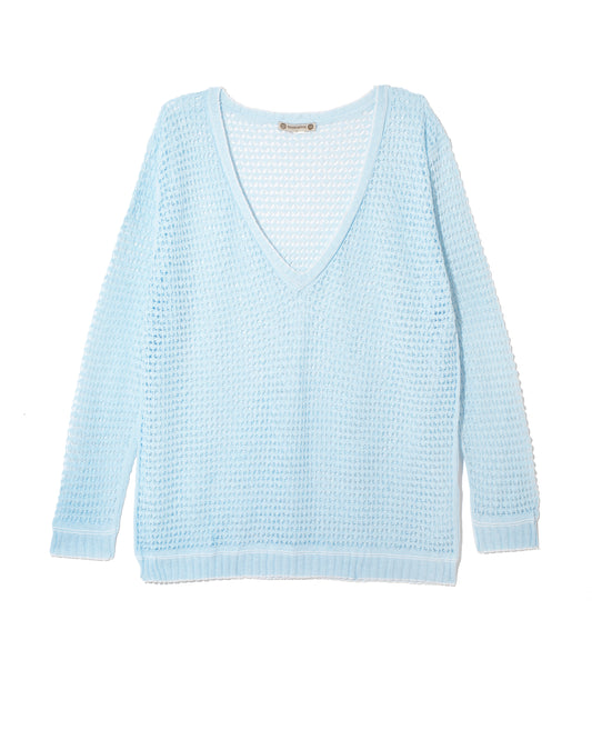 Nottingham Lace Pull Over Blue