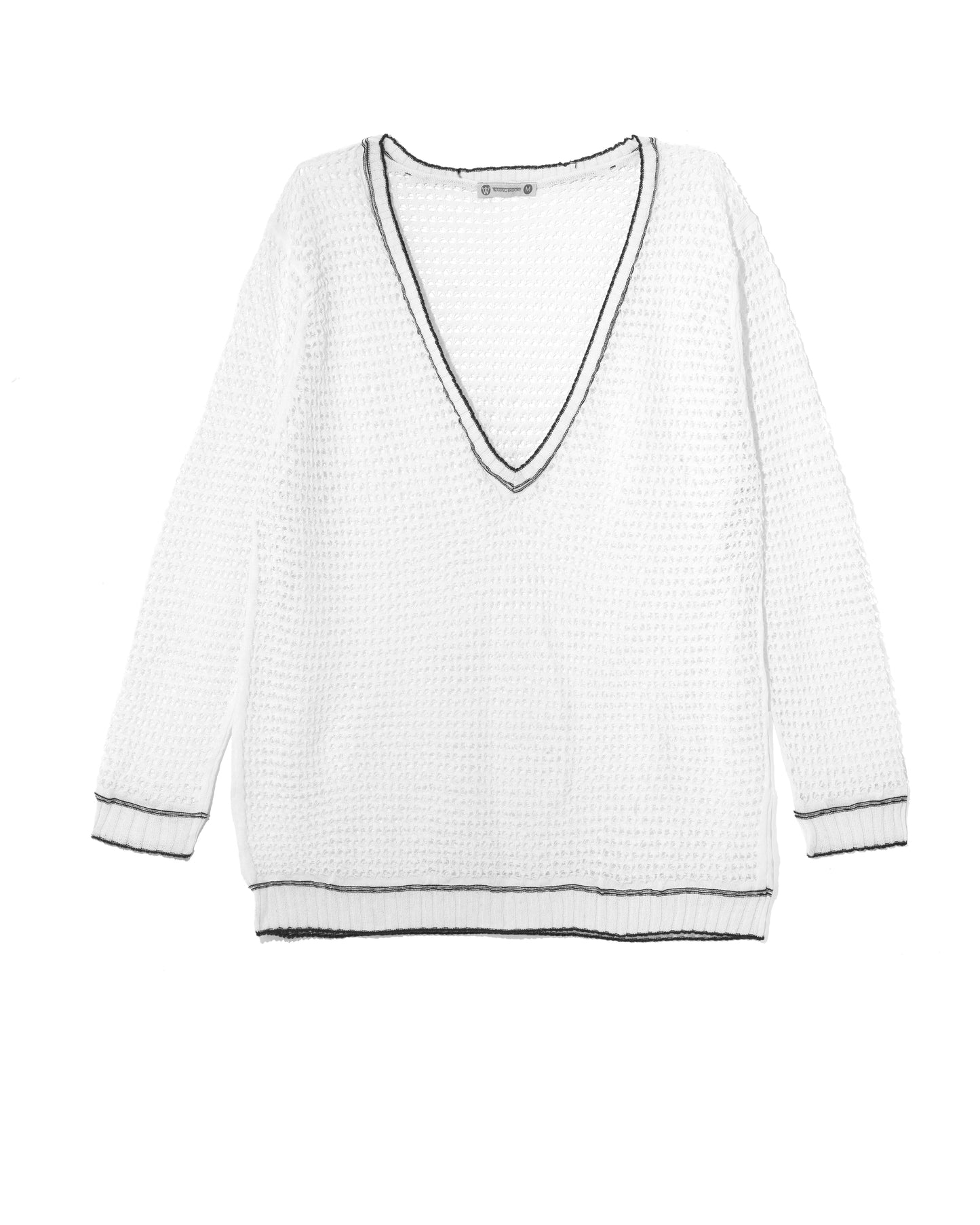 Nottingham Lace Pull Over White