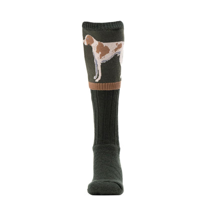 NEW IN: Estate pointer Socks- Brown