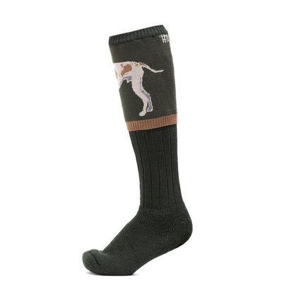 NEW IN: Estate pointer Socks- Brown