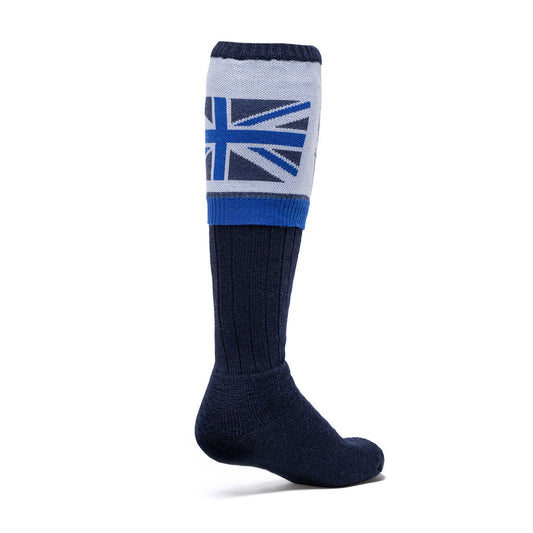 NEW IN: Union Jack Flag Personalised Boot Sock Royal