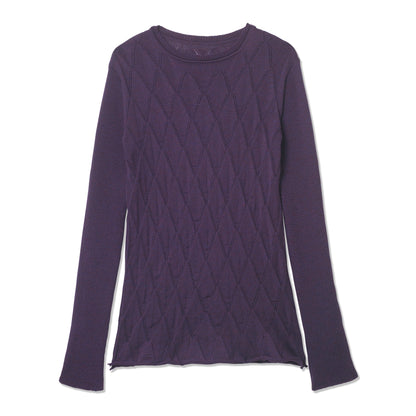 Argyle Pull Over Heather