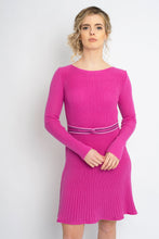Load image into Gallery viewer, Twisted Knot Dress Hot Pink